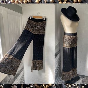 Beautiful vintage bohemian festival style pants